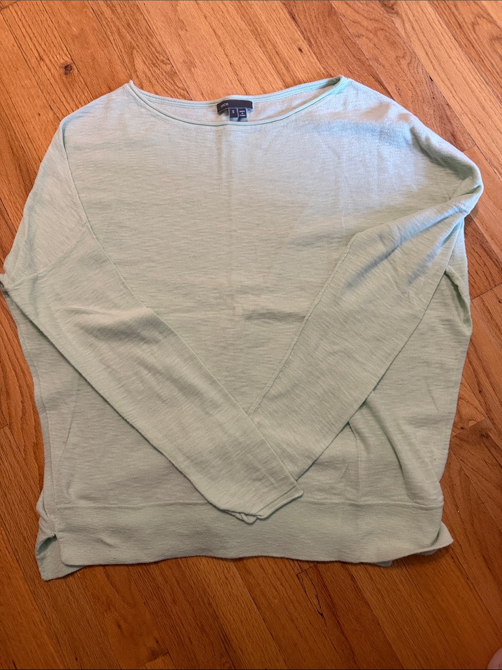 Vince Mint Green Crewneck Knit Top